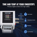 VEVOR Heat Press, Heat Press Machine for T-Shirt, Fast Heating, Power Digital Industrial Sublimation Printer for Heat Transfer Vinyl, High Pressure Heat Press 15x15, Easy to Use, White