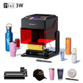 Algolaser Pixi Touchscreen Smart Engraving Machine with Roller, 100x100mm Engraving Range, DIY Holiday Craft Tool, Suitable for Engraving Oval Items Such as Water Cups, Pens, Etc., Valentine's Day Gift