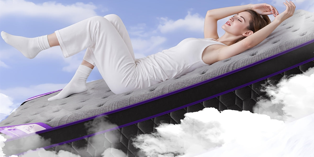 10/12-inch Extra-large, King, Queen, And Twin Mattresses Feature Ergonomic Design with A Blend Of Pocketed Coils And Memory Foam. Offering Medium Firmness, They Effectively Relieve Pressure Points for A Comfortable Night's Sleep.