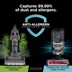 Shark Navigator Lift-Away Upright Vacuum UV730, Self-Cleaning Brushroll, HEPA Anti-Allergen Seal, Powerful Suction for Pet Hair, Carpet & Hard Floor Cleaner with LED Headlights, 13.5 lbs
