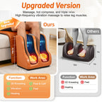 Foldable Full Body Massage Mat with Foot Massager, Heat And Vibration Modes, 3 Heating Levels, 9 Modes And 9 Intensities, Timer Function, Suitable for Home Office