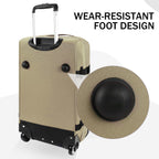 3-Piece Softside Luggage Set 20/26/30in Waterproof Travel Suitcase with 2 Wheels & Telescopic Handle, Durable Trolley Bag for Vacation & Adventure