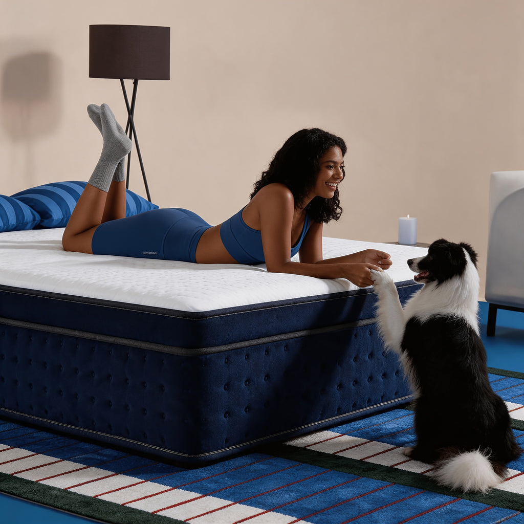 Queen Size 12-Inch Mixed Mattress, Memory Foam - Ergonomic Design, Medium Firm Mixed, Luxurious Spring Comfort Mattress, Suitable for Home, Guest Room, Hotel