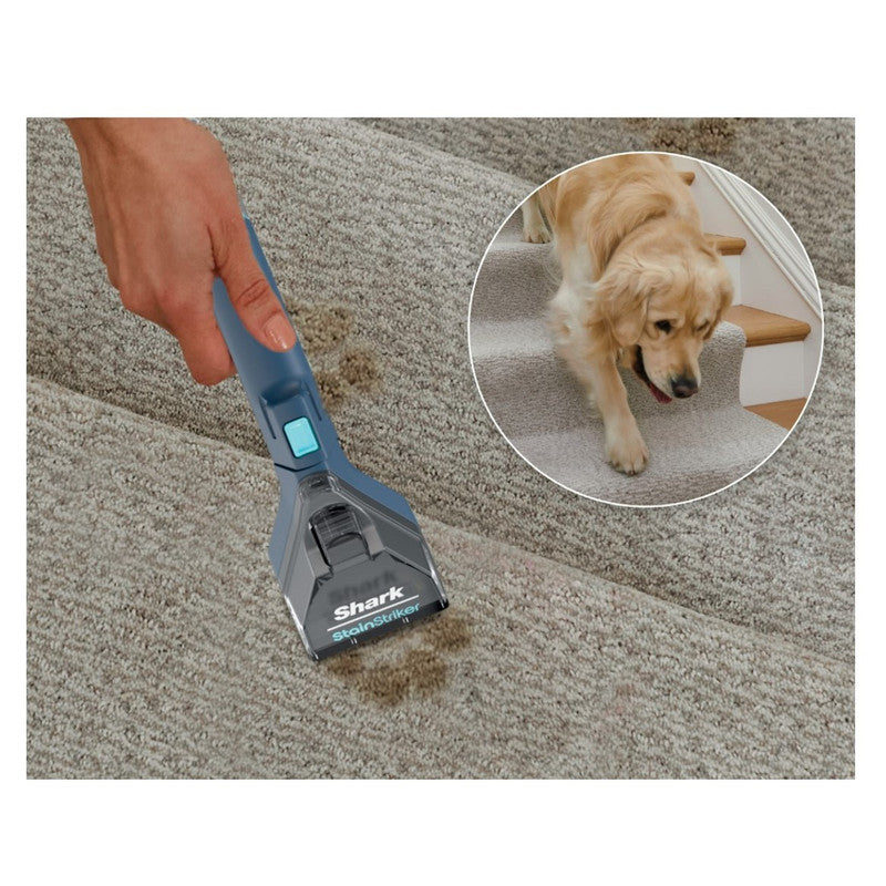 Shark R-EX200 CarpetXpert Deep Cleaner for Carpet, Rugs & Upholstery with StainStriker, Navy - Certified Refurbished