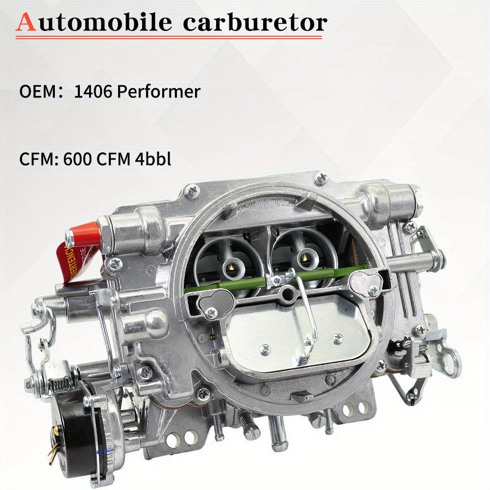 [Edelbrock Performer Carburetor] Edelbrock 1406 Performer 600 CFM 4 BBL Electric Choke Carburetor for Motorcycle