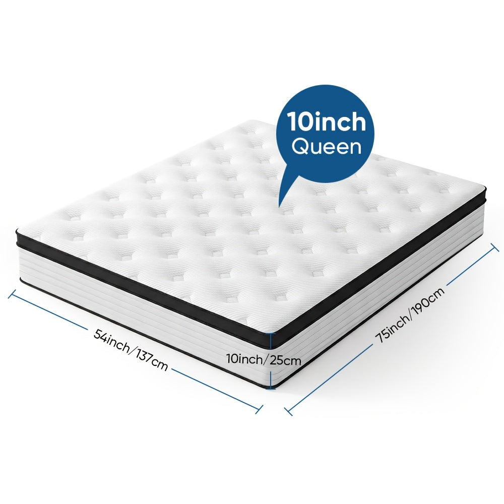 8"/10"/12"14"Queen Size Mattress, Full Size Mattress,, King Size Mattress, Twin Size Mattress, Hybrid Pocket Coil Mattress, Medium Firm Foam Mattress In A Box for Bedroom