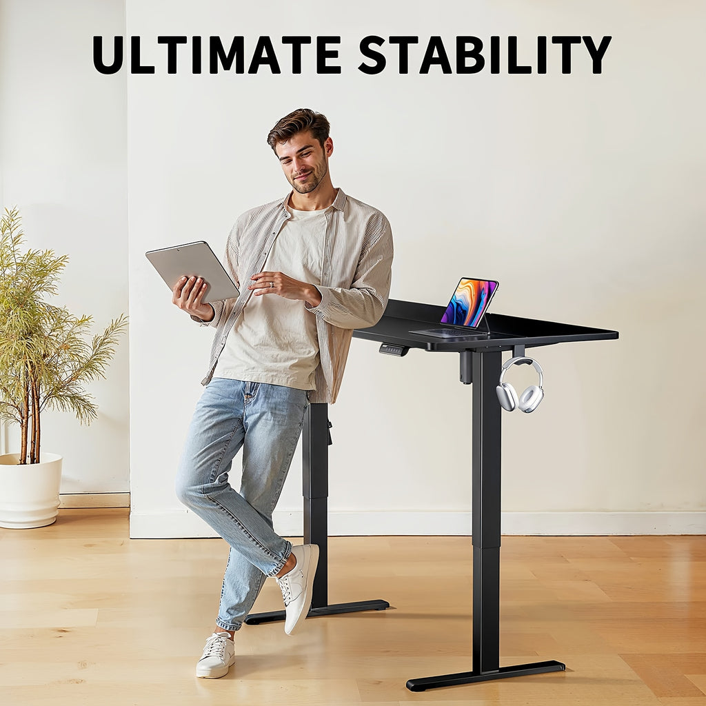 UP TO 40% OFF 63/55/48 Inch Adjustable Height Electric Lift Desk, Ergonomically Designed Office Desk, Gaming Desk, Suitable For Home Offices, Cafes, Restaurants, Electric Standing Table, Easter Gift