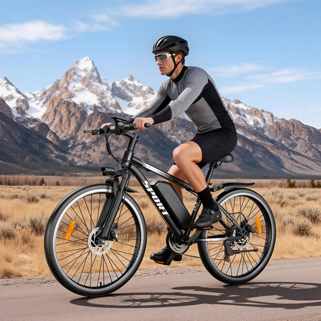 26-inch 749W Electric Mountain Bike for Adults, 48V 10.4AH Removable Battery with LCD Display, 27.9MPH, 300 Lbs Capacity - Ideal for Commuting & Off-Road Riding, Mountain Bike Gear, Adventure Cycling