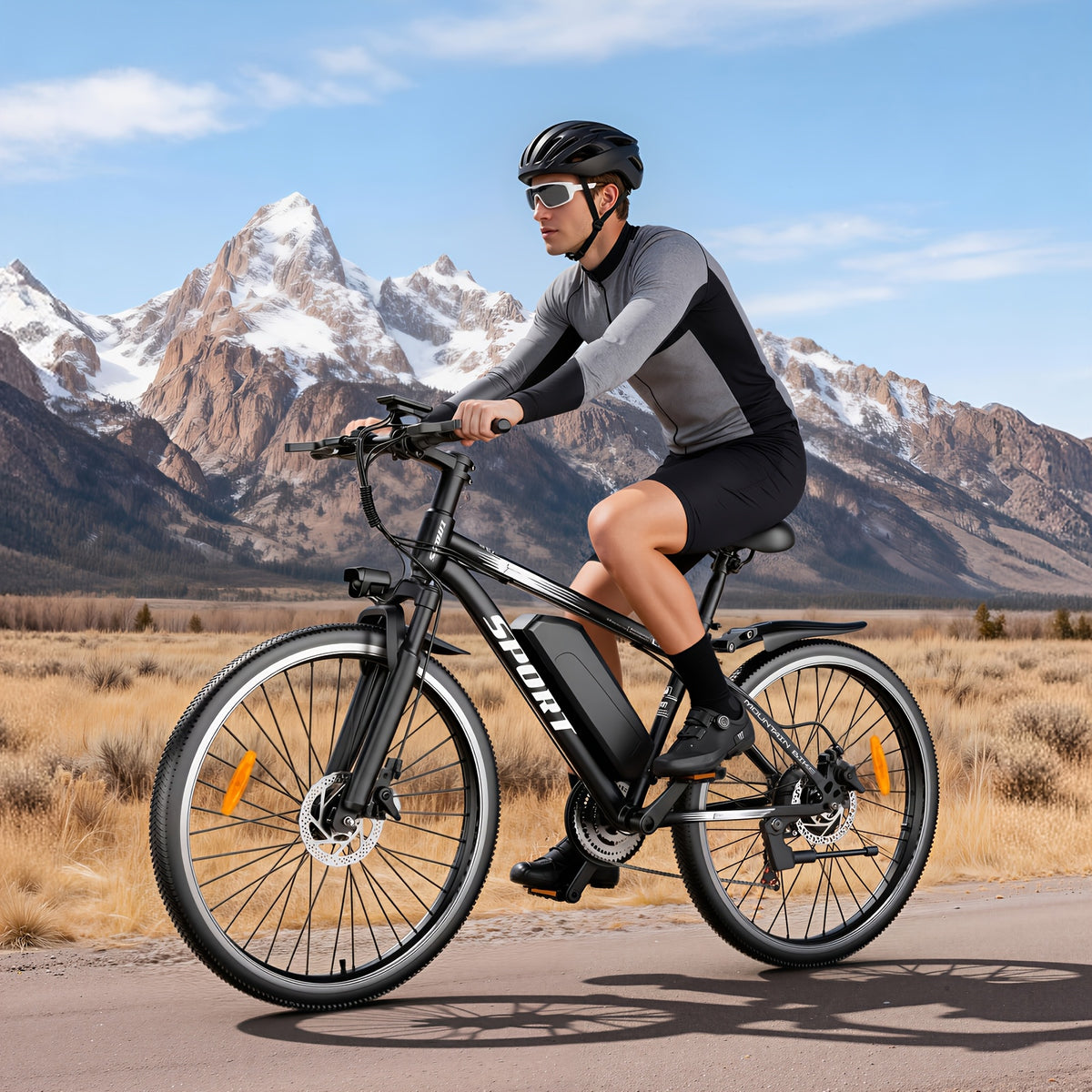 26-inch 749W Electric Mountain Bike for Adults, 48V 10.4AH Removable Battery with LCD Display, 27.9MPH, 300 Lbs Capacity - Ideal for Commuting & Off-Road Riding, Mountain Bike Gear, Adventure Cycling