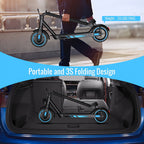 V10 Electric Scooter, 500W Foldable E-Scooter with 10-Inch Tires and 28-Mile Range for Adults