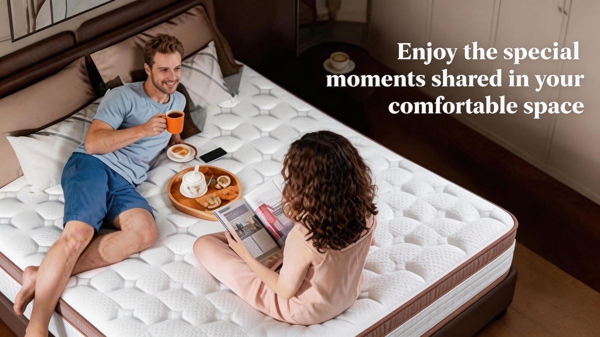 Luxury Mattress 12/14 Inch Full Size Queen Size King Size Gel Memory Foam Pocket Spring Mixed Mattress Box Medium Hardness