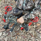 Dual Purpose Composite Bow Outdoor Archery Composite Bow Kit 30-60Lbs, Adjustable for Both Hands
