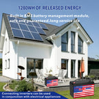 12v 100Ah LiFePO4 Battery Deep Cycle Battery 8000+ Cycles 100A BMS Rechargeable Lithium Iron Phosphate Battery Low-Temp Protection, For RV Marine And Home Energy Storage