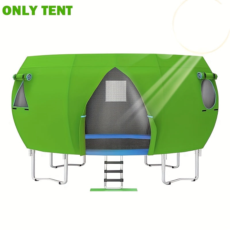 14ft Trampoline Tent & Shade Cover Combo - Heavy-Duty All-Weather Canopy with Ventilation, Easy Setup for 14-Foot Round Jumpers, /s Outdoor Play (Tent Only, Compatible with Standard Frames)