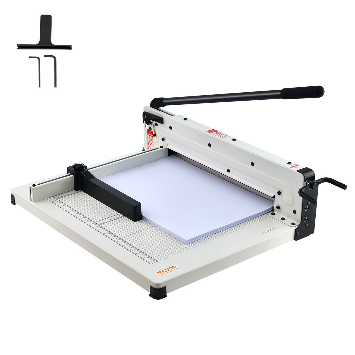 VEVOR Paper Cutter 12/17 inch A3/A4 Guillotine Paper Trimmer 400 Sheet Capacity Metal Base