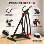 This Walking Fitness Machine Is A Home Aerobic Cross-training Glider That Exercises Your Legs, Waist, Abdomen, And Back. Get Rid Of Large Treadmills! This Foldable Elliptical Trainer Is Suitable for Small Spaces And Has A Load Capacity Of 350 Pounds.