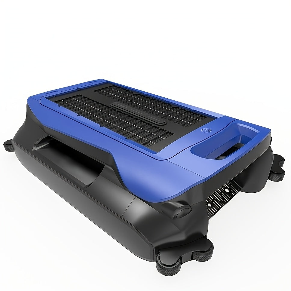 Solar Powered Pool Skimmer Robot 24/7 Continuous Working APP Control Intelligent Obstacle Avoidance Floating Surface Cleaner for Above Ground And Inground Pools