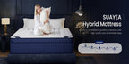 12/14-inch, Double Bed, Full Bed, Queen Bed, King Bed, Memory Foam Spring Mattress, Hybrid Mattress, Medium Firmness, Lumbar Support, Suitable For Home Bedrooms And Hotels, Boxed