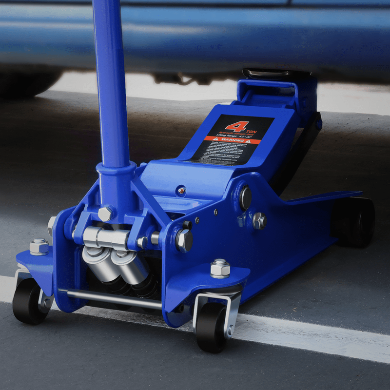 4 Ton Low Profile Hydraulic Trolley Service/Floor Jack, (8000 lbs) Capacity, Lifting Range 4.5"-20"