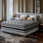 12"/14" Gel Memory Foam Hybrid Pocket Spring Twin Full Queen King Size Bed Mattress In A Box, Medium Firm Premium High Quality Innerspring Hybrid And Cooling Gel Memory Foam Mattress And Motion Isolation Fiberglass-free.8Inch Twin Size
