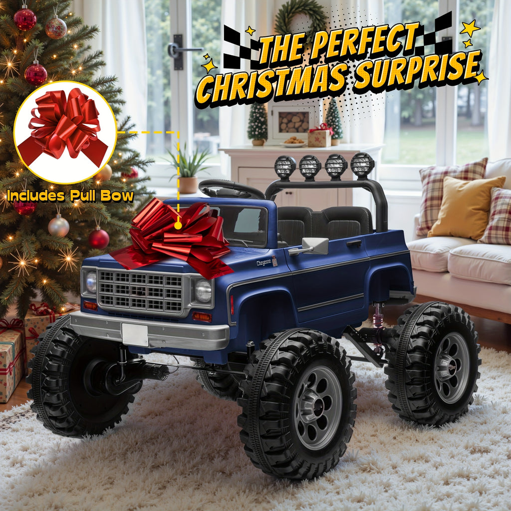 24V Kids Ride-On Electric Car, Dual Mode Powered Car with Remote Control, 3 Speed Settings, Seat Harness Protection, Locking Doors, Outdoor Toy Car, Ride-On for Boys And Girls (/Red//Black) - Ideal Birthday/Christmas/Halloween Gift