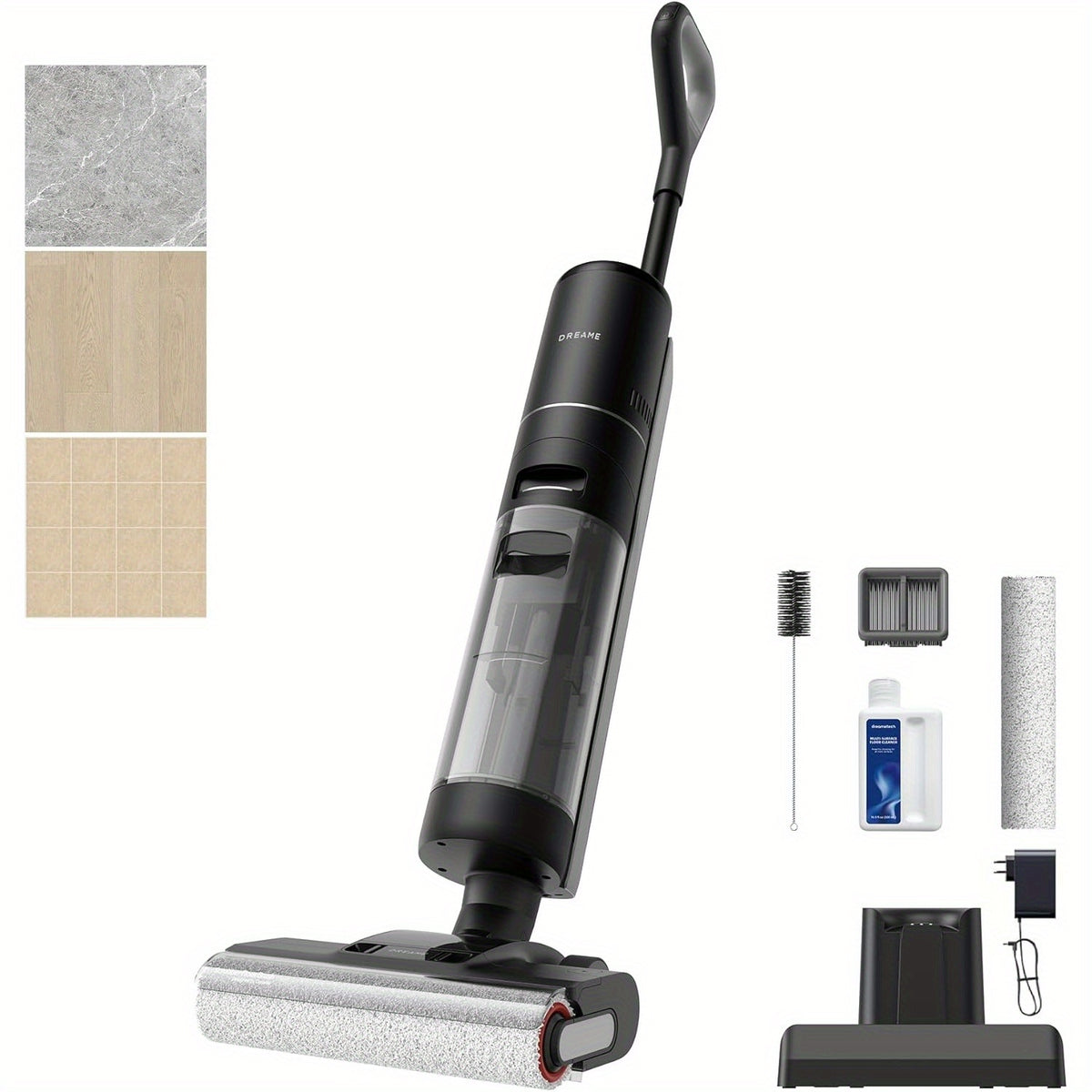 Refurbished DREAME G10 Pro Wet Dry Vacuum Cleaner, Vacuum Mop All In One with Auto Self-Cleaning, Floor Cleaner Machine for Hard Floor, 35 Mins Runtime, Edge Cleaning, Self-Propelled Vacuum Mop Combo