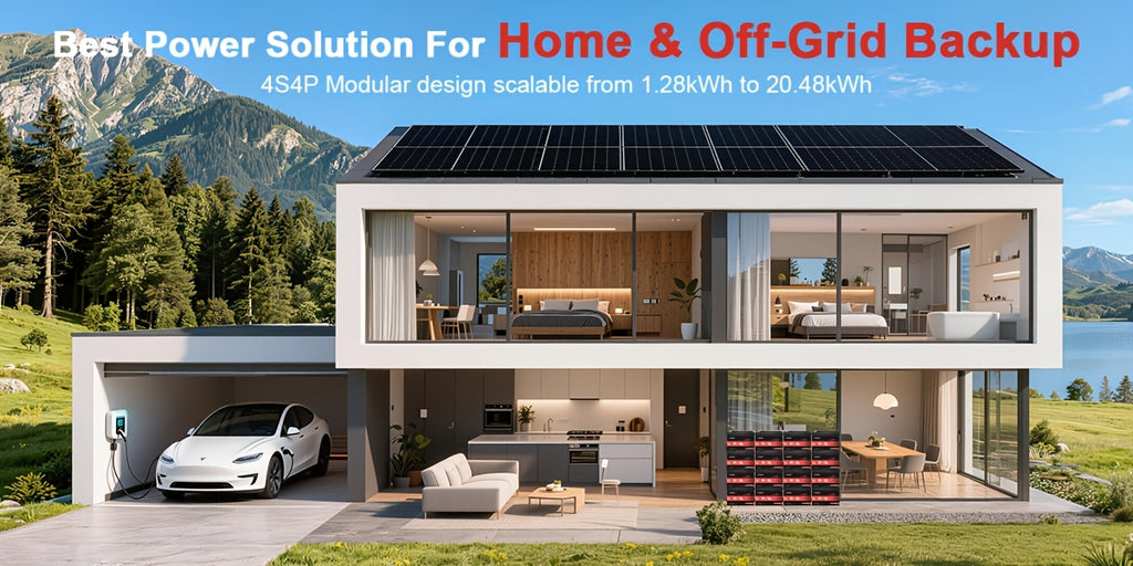 12V 100Ah LiFePO4 Lithium Battery, with Built-in BMS, High Cycle Performance, And A Maximum Energy Capacity Of 1280Wh, Is Suitable for RVs, Trucks, And Off-grid Systems. It Is A Must-have Power Source for Home And Travel