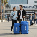3-Piece Softside Luggage Set 20/26/30in Waterproof Travel Suitcase with 2 Wheels & Telescopic Handle, Durable Trolley Bag for Vacation & Adventure