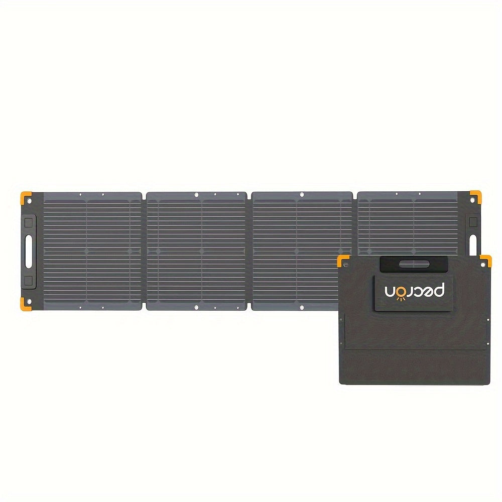 PECRON 100W 19.4V High Conversion Rate with DC5521 Output Connector Portable Monocrystalline Solar Panel, Ultralight Foldable Solar Panel Kit, High Efficiency Solar Charger for Outdoor Camping Home Backup Emergency RV Off-Grid