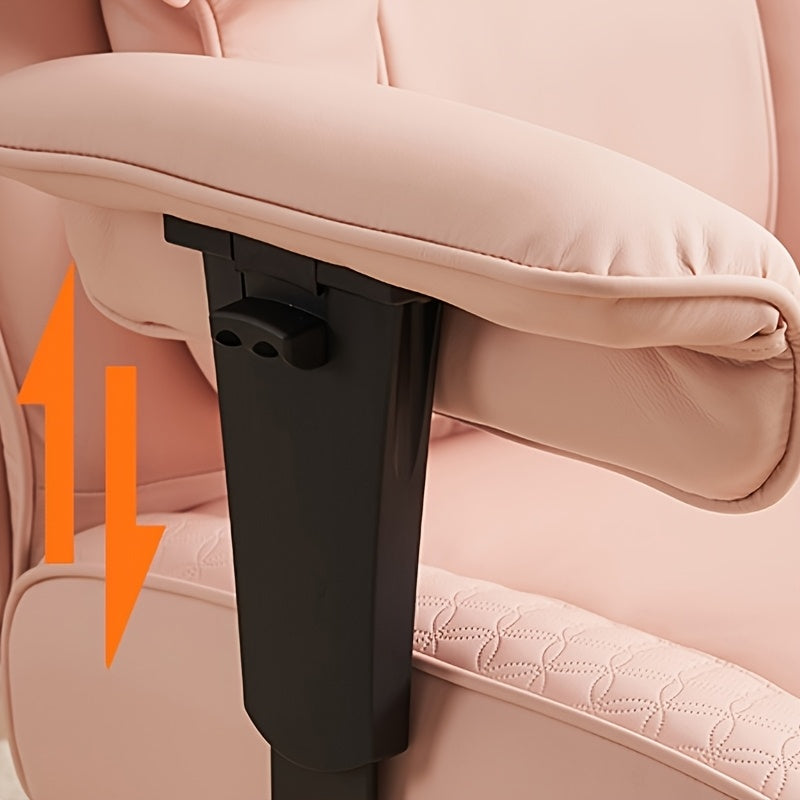 [PU Leather Executive Chair] Efomao Desk Office Chair 400LBS, Big And Tall Office Chair, PU Leather Computer Chair, Executive Office Chair With Leg Rest And Lumbar Support