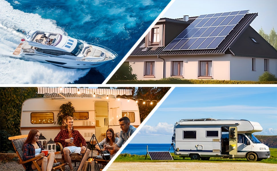 AOKLY 12V Lithium RV Battery with Capacities of 100Ah Or 150Ah, Designed for Deep Cycle Use, Suitable for Off-Grid Power Applications in Homes And Outdoor Settings, And Compatible with Solar Panels