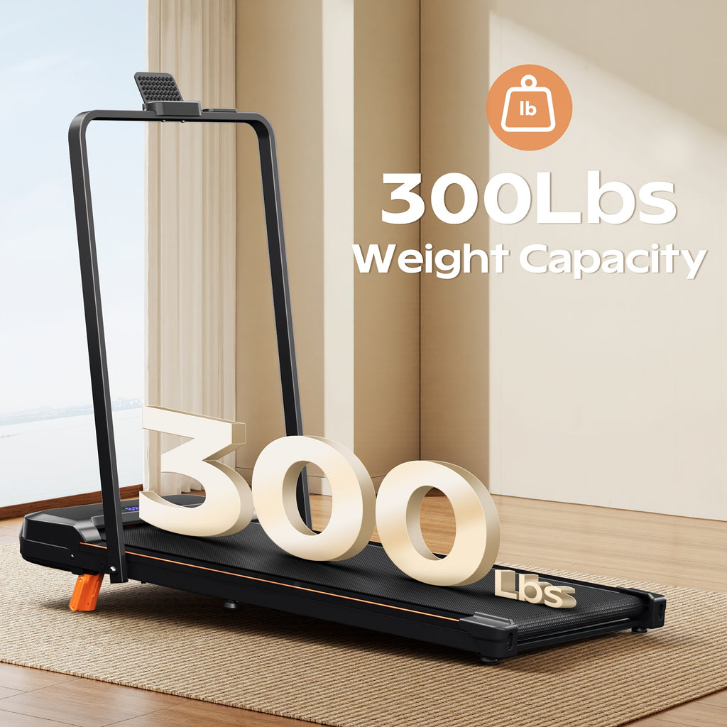 Incline Walking Pad Treadmill with LED Display for Home and Office Walking, Jogging or Running