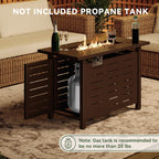 Propane Fire Pit Table for Dining and Outdoor Heat in 28 40 or 44 Inch Sizes – 50000 BTU Output