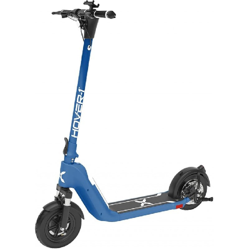 Hover-1 Helios Electric Folding Scooter, 18 MPH Top Speed, 24 Mile Range, 500 Watts Max Power, 10" Pneumatic Tires, Rear Disc Brakes, and Dual Front Suspension