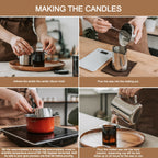 40LB Flake Soy Wax for Projects, a Natural Raw Material That Offers a Gentle And Non-Irritating Scent. Ideal for Crafting Candles, Cup Wax, And Scented Candles. Suitable for Adults, Beginners, And Teenagers, And Can Be Melted in The Microwave