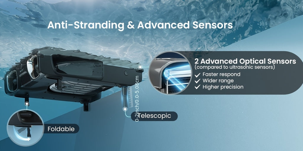 Robotic Pool Skimmer AIPER Surfer S2 for Continuous Surface Cleaning with Solar and USB Charging