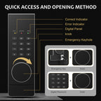 Large Home Safe Heavy Duty Fireproof Safe Box for Home Use with Removable Lock Box And Key Combination Lock, Anti-Theft Digital Safe Box for Home Office Business