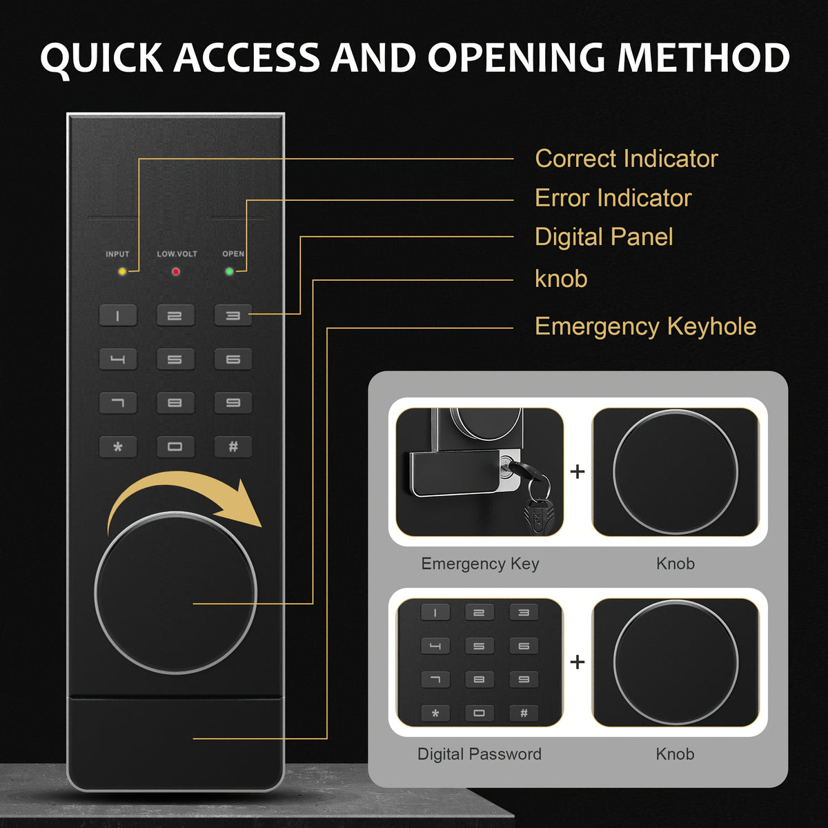 Large Home Safe Heavy Duty Fireproof Safe Box for Home Use with Removable Lock Box And Key Combination Lock, Anti-Theft Digital Safe Box for Home Office Business