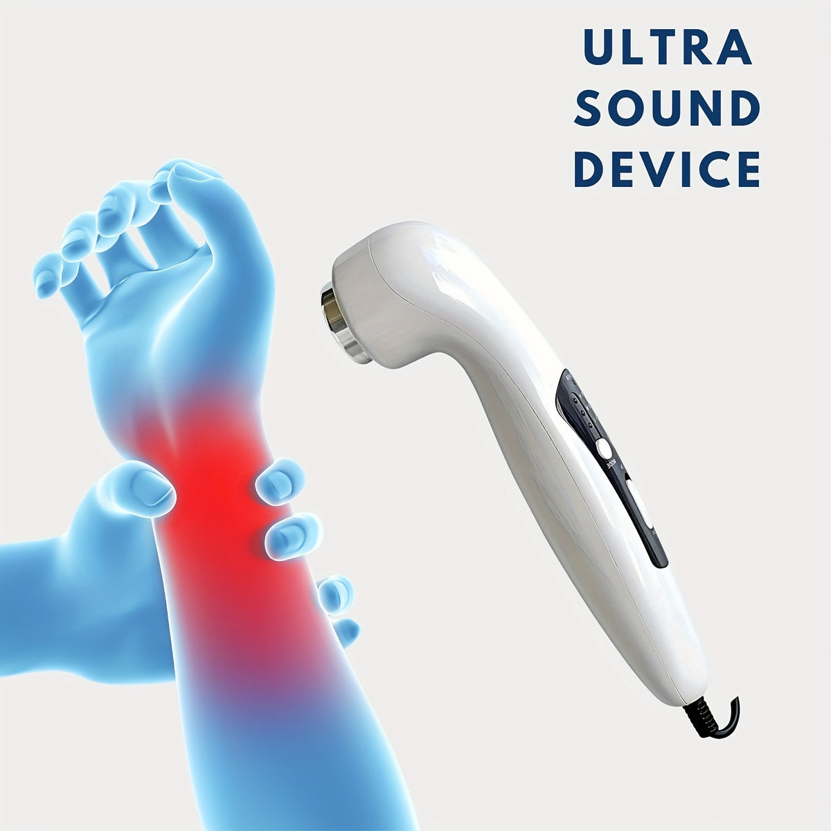 Portable Comfort Ultrasound Device for The Body Handy Soundwave Technology Device for Home Use Micro Massage for Muscles Portable Massage Sticker