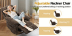 A Solitary Chair for The Living Area, a Reclining Chair That Swivels, a Rocking Recliner for Grown-Ups, Compact Recliners Suitable for Limited Spaces, a Manual Upholstered Recliner Featuring Side Pockets