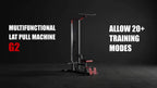 Multi-Station Home Gym, ORMAISE G2 Lat Pulldown and Low Row Trainer for Home Strength Workouts