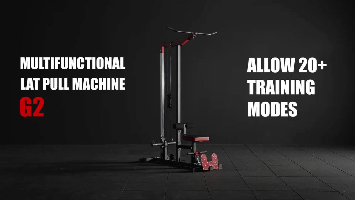 Multi-Station Home Gym, ORMAISE G2 Lat Pulldown and Low Row Trainer for Home Strength Workouts