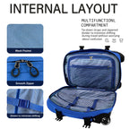 3-Piece Softside Luggage Set 20/26/30in Waterproof Travel Suitcase with 2 Wheels & Telescopic Handle, Durable Trolley Bag for Vacation & Adventure