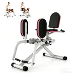New 2-In-1 Dual Resistance Band Glute Trainer - Hip Abduction And Adduction Exercise Equipment - 1-15 Levels of Resistance Adjustment, for Glute Strengthening Training, Suitable for Home Use, Can Train Upper Back, Adjustable Glute Trainer