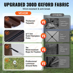 Pop-Up Screen Gazebo Tent by VEVOR, Removable Privacy Panels for Camping, Picnics and Backyard Gatherings