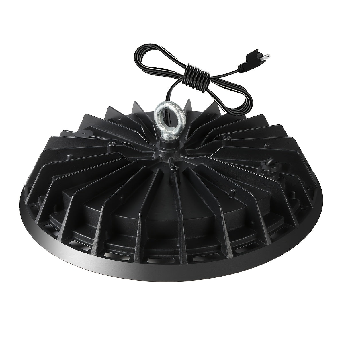 6pcs 500W UFO LED High Bay Light Fixture, 90-277V, High Bay LED Shop Lights, Cold White 6000K with 4ft US Plug, IP65 Commercial Bay Lighting for Warehouse Factory Barn Shop