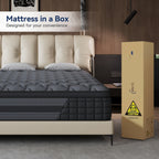 Luxury Mattress 8" 10" 12" 14" Twin Full Queen King Size Gel Memory Foam Pocket Spring Hydird Mattress in A Box Medium Firm