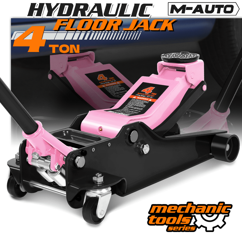 4 Ton Low Profile Hydraulic Trolley Service/Floor Jack, (8000 lbs) Capacity, Lifting Range 4.5"-20"