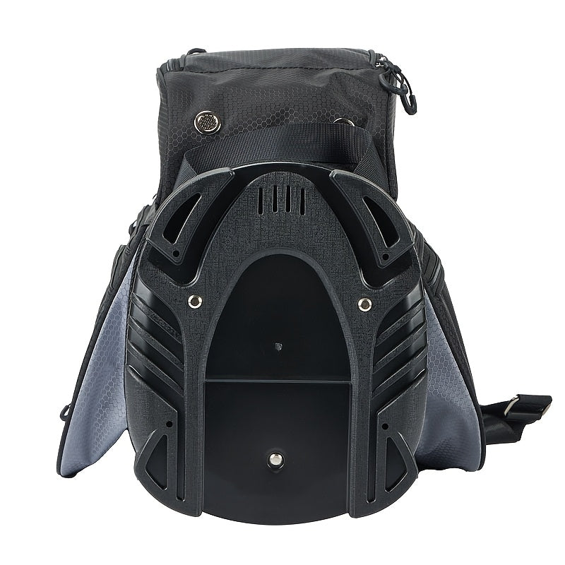 PGM Black Golf Cart Bag, 14 Way Silent Top Divider Premium Golf Bag with Ergonomic Handles & Rain Crove