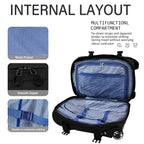 3-Piece Softside Luggage Set 20/26/30in Waterproof Travel Suitcase with 2 Wheels & Telescopic Handle, Durable Trolley Bag for Vacation & Adventure